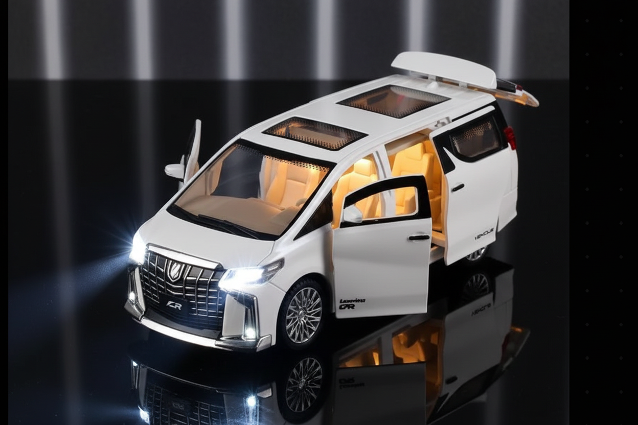 Hero Banner - White Alphard Diecast